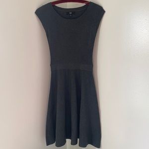 Gray Skater Dress